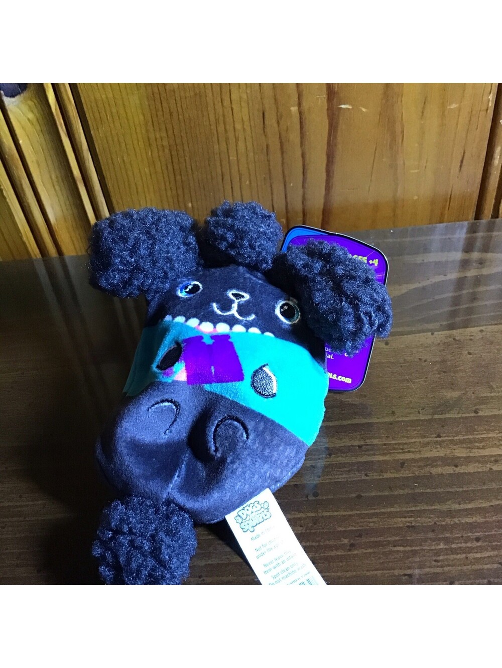 Dogs Vs Squirls Linda Plush French Poodle Park Watch 5" Stuffed Animal Toy